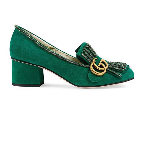 gucci green marmont shoes|Gucci Marmont second hand.